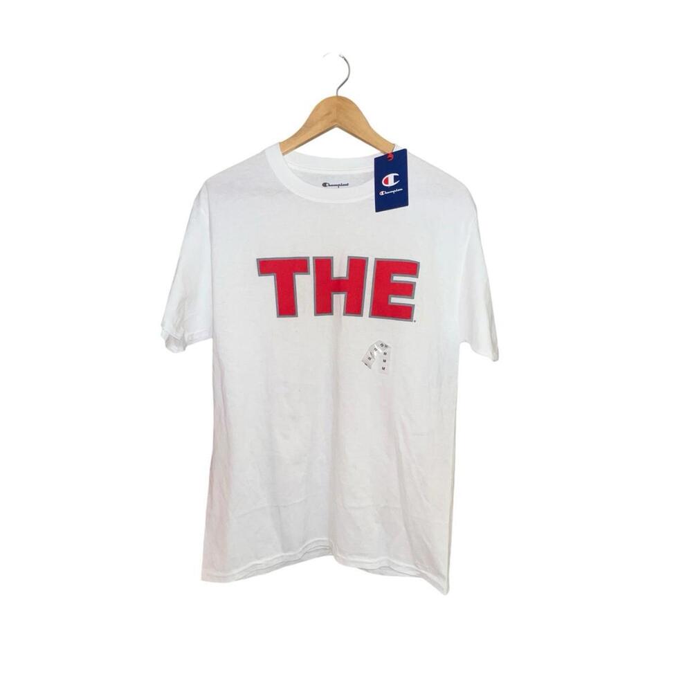 NWT Champion Crewneck Ohio State "THE" Short‎ Sleeved White Licensed T Shirt